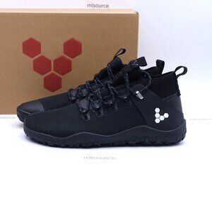 VivoBarefoot Men's Magna Trail FG Hiking Barefoot Boots 300096-06 Black Mens 43